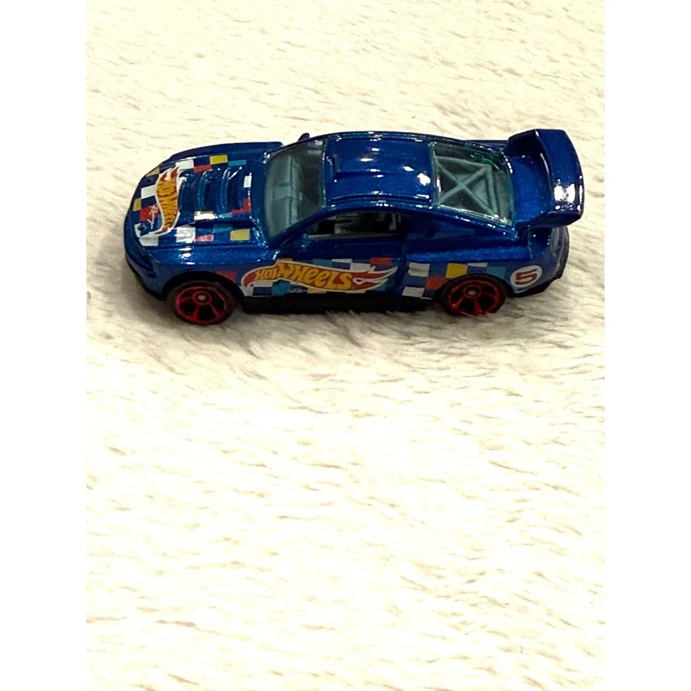 Hot Wheels Custom‎ 12 Ford Mustang Blue Racing Series Diecast Car 2011 Mattel